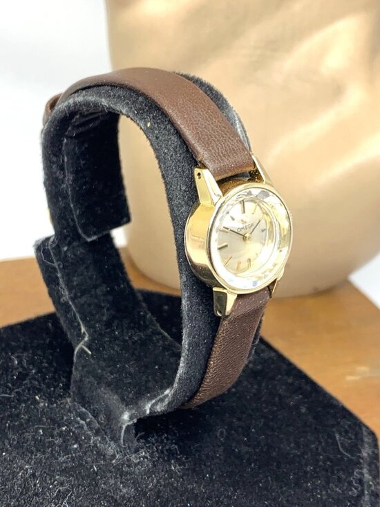 Omega De Ville Women\'s Watch Swiss Mechanical Vintage 1964 Brown Leather 19mm main image 10